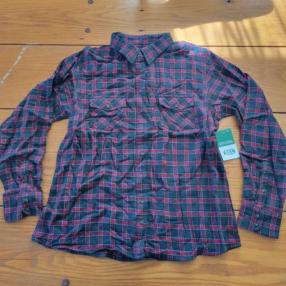 Key Apparel Womens Flannel Shirt